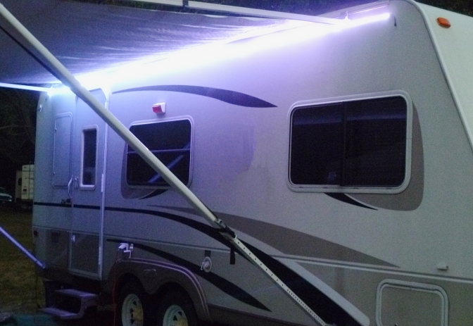 5m 12v Blue LED Strip Light Motorhome Caravan Outdoor Lighting Bright